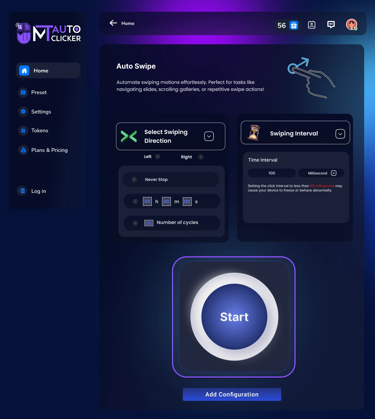 Step 4: Click on START